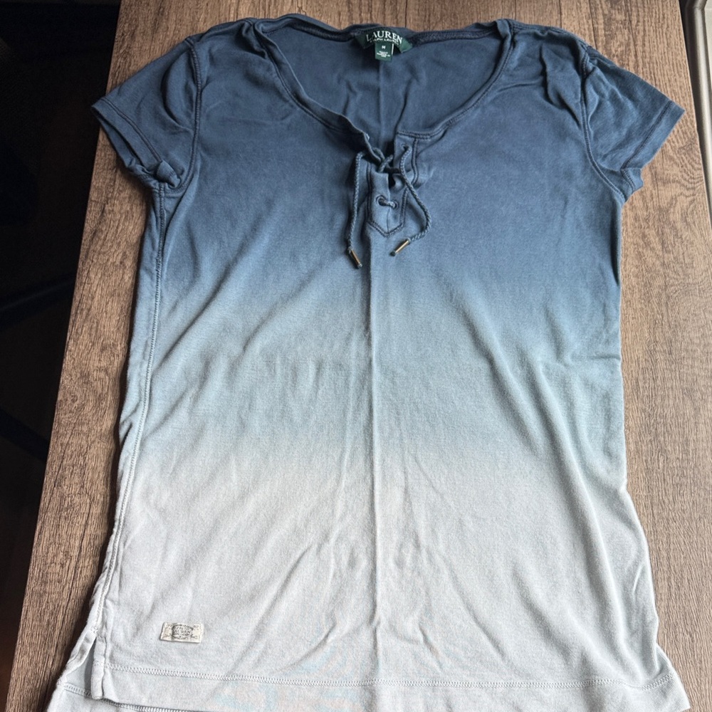Ralph Lauren Blue Ombre Tee